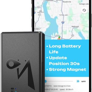4G LTE GPS Tracker for Vehicles & Cars 90-Day Battery Life, Real-Time Tracking & Geo-Fencing Alerts, USA/Canada Coverage Multi Alerts with Tracker Design (Subscription Required)