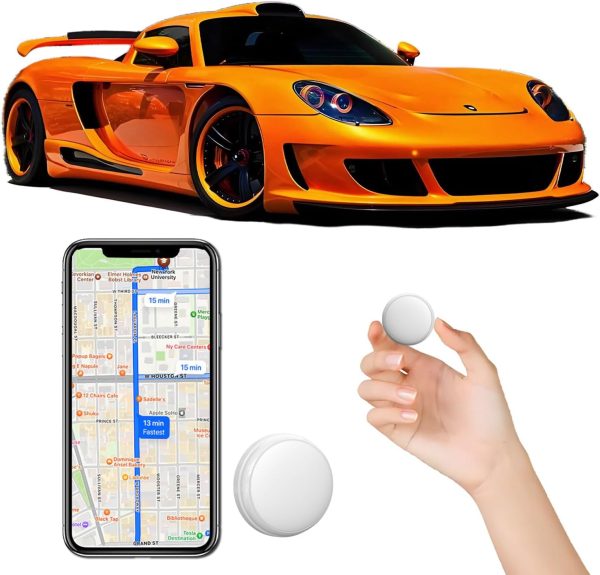 No Subscription Vehicle GPS Tracker Portable Car GPS Tracker Mini Magnetic GPS Device Full Coverage Pinpoint Vehicle Location Elderly Children Pets No SIM Card Required