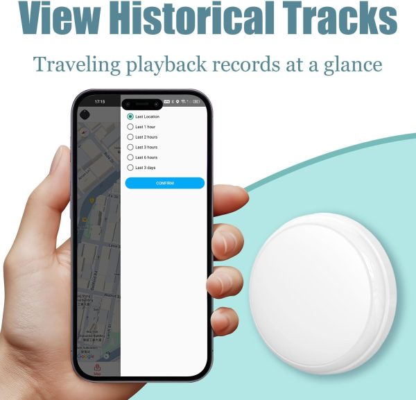No Subscription Vehicle GPS Tracker Portable Car GPS Tracker Mini Magnetic GPS Device Full Coverage Pinpoint Vehicle Location Elderly Children Pets No SIM Card Required - Image 5